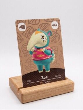 Zoe Amiibo Card Animal Crossing Nintendo Girl Boy Men Women Teen